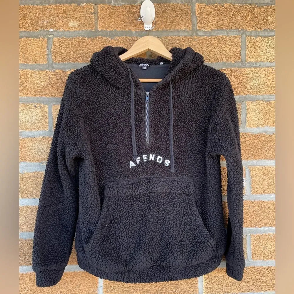 Afends Sherpa hooded sweater small - Picture 2 of 11